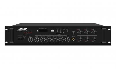 PA2612U 6 Zones Paging and Music Mixer Amplifier with BT/MP3/FM